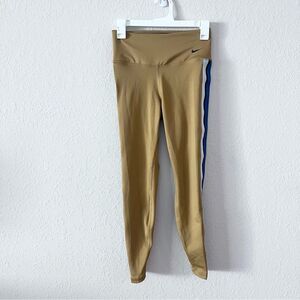 Nike Women's Power Elastic 7/8 Tight Yellow BQ9061-790 Size S